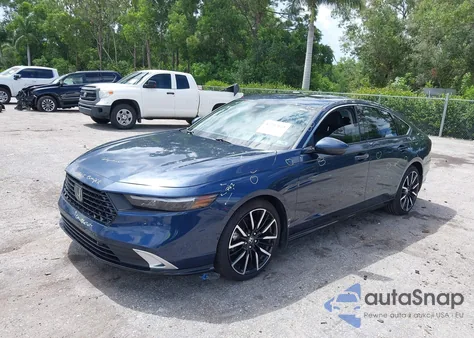 2024 Honda Accord Hybrid Touring из США, поврежденный, VIN 1HGCY2F89RA063380